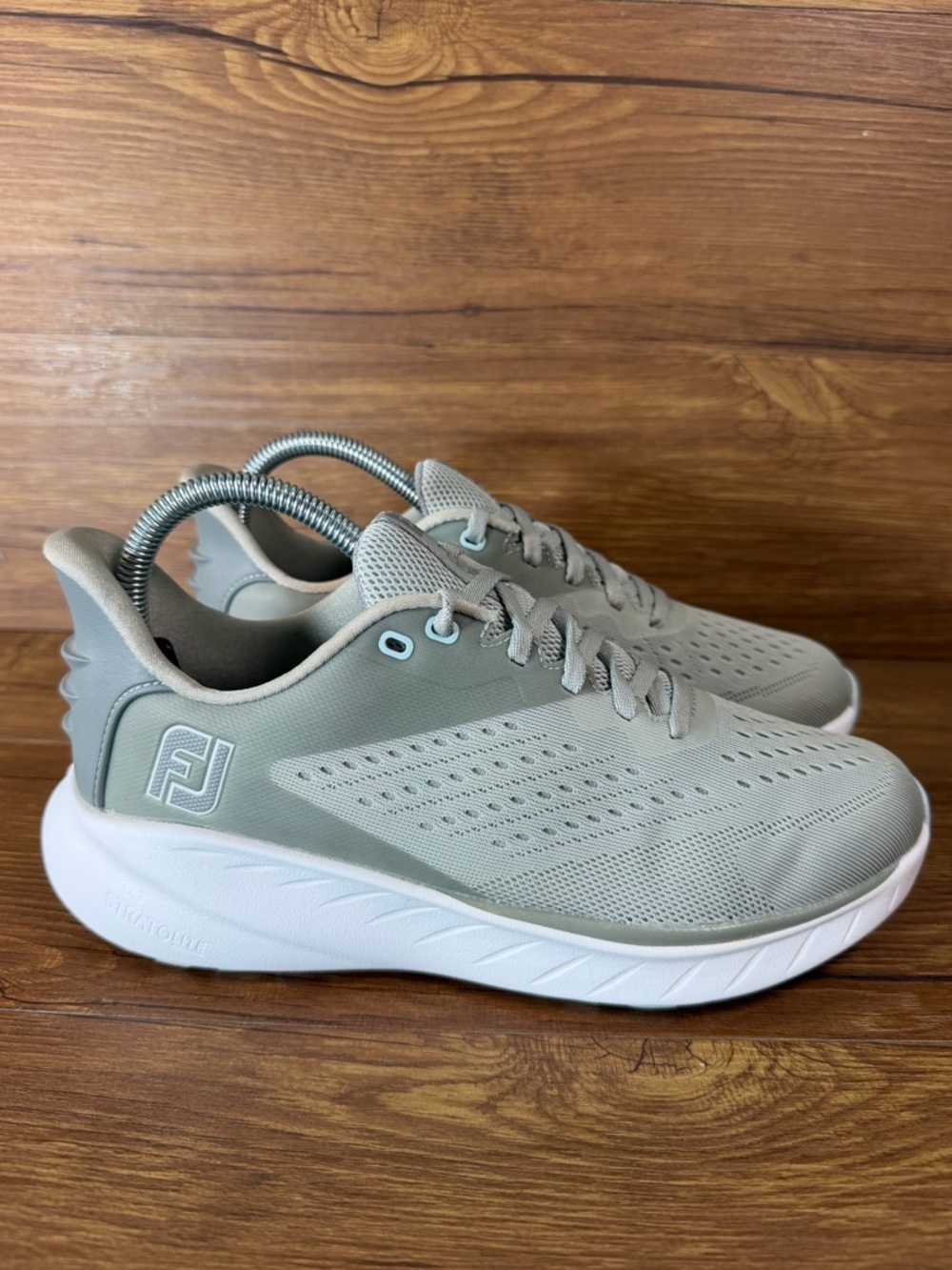 FootJoy Women's Golf Sneakers in Light Gray and White